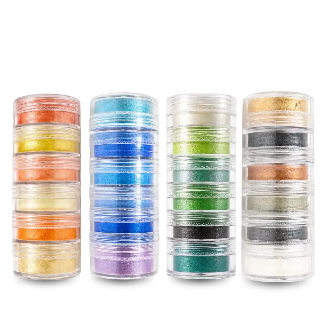Mica Powder Set for Resin Art – Shimmer Pigment Kit for DIY Crafts Epoxy