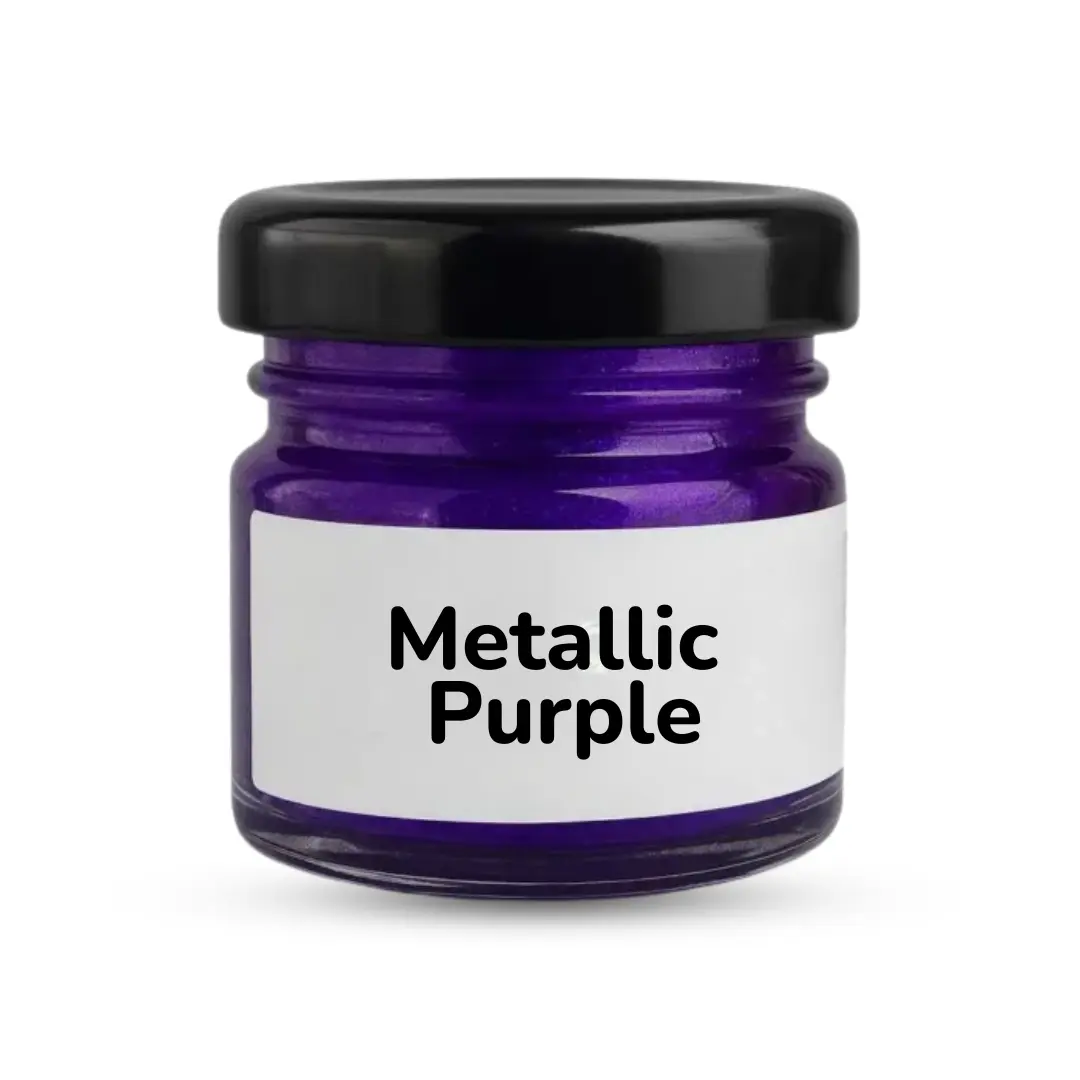 Metallic Purple Gel Pigment – Premium Shimmer Color Paste for Resin Art