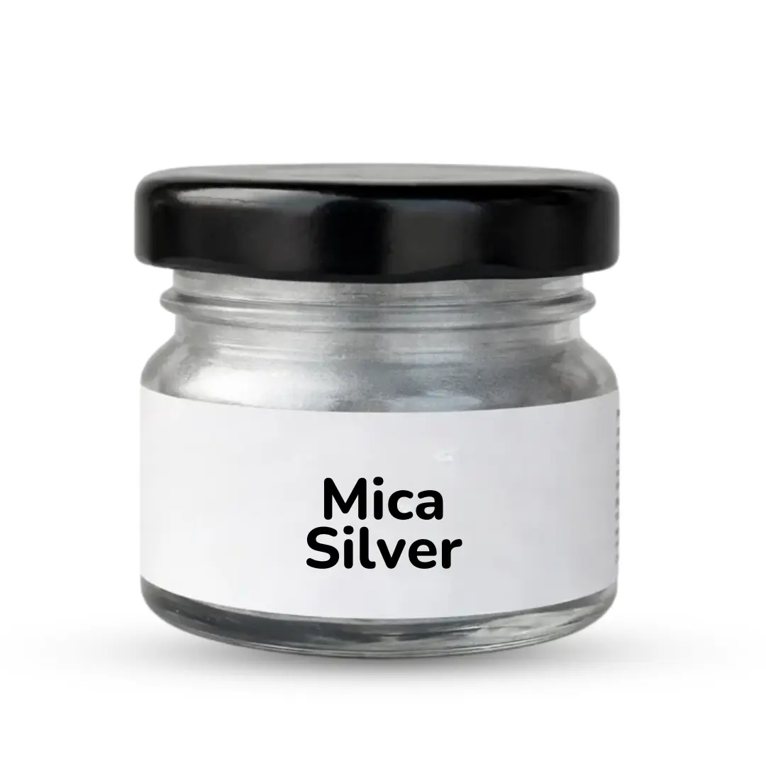 Mica Silver Pigment for Resin Art