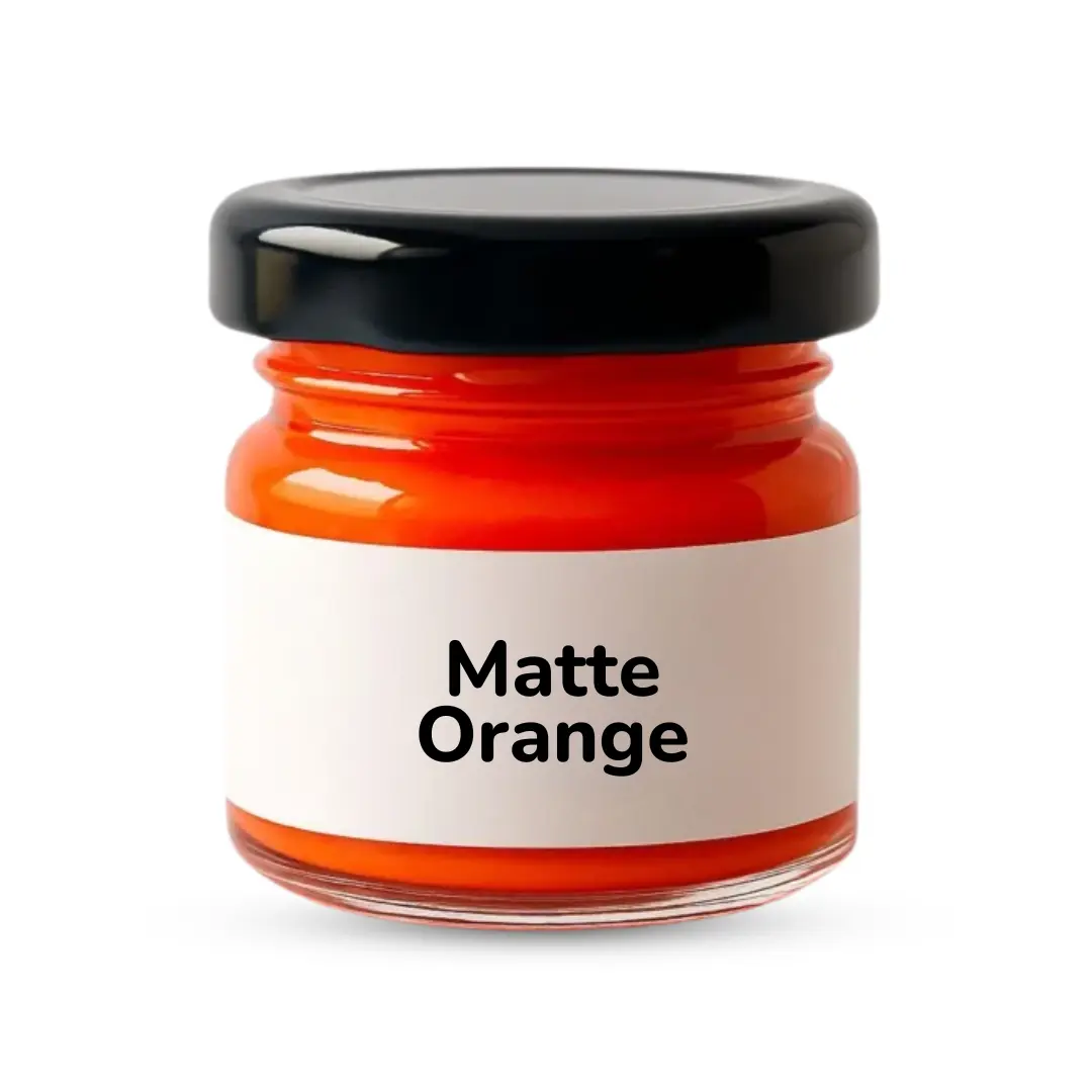 Matte Orange Gel Pigment – Smooth Finish Color Paste for Resin Art