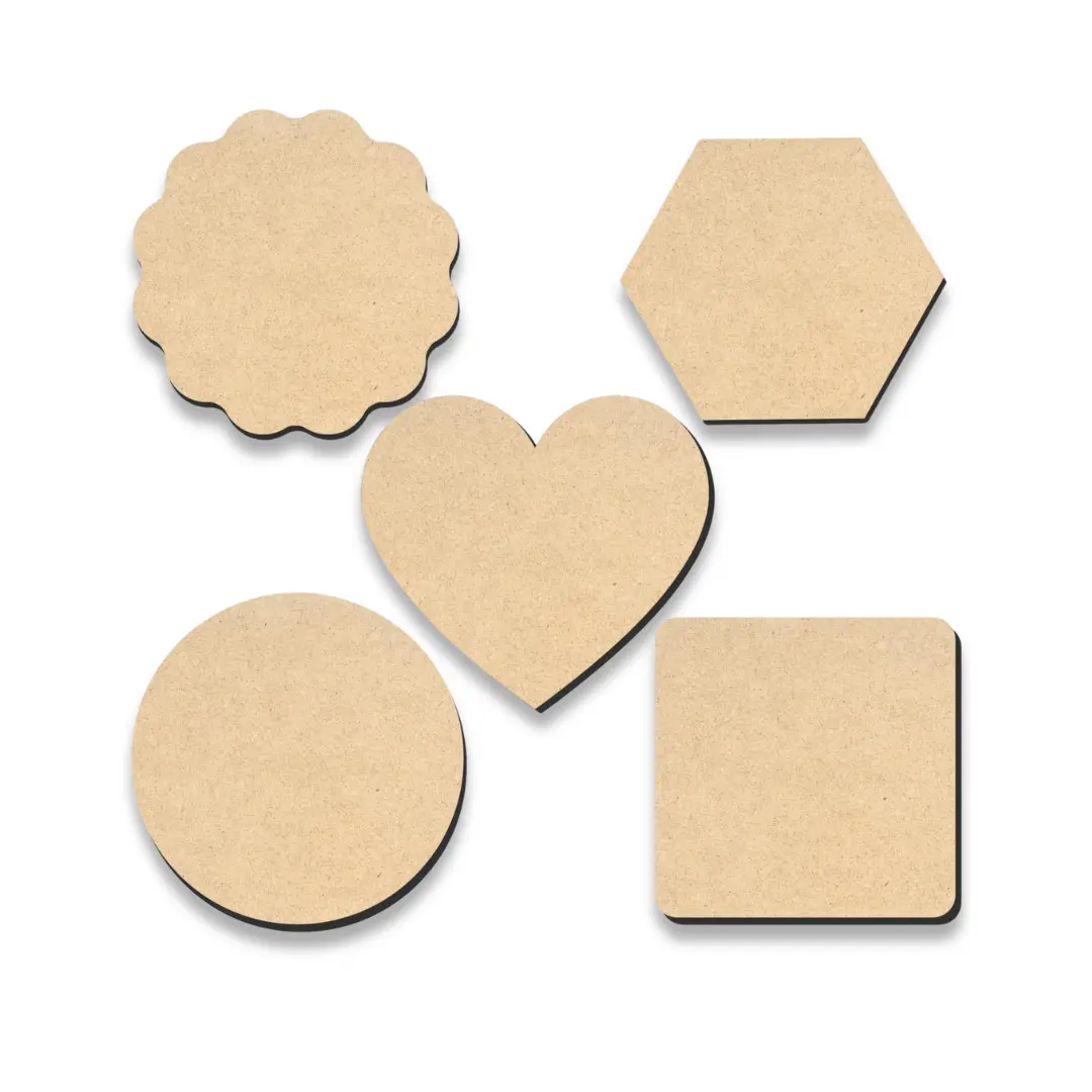 MDF Wooden Base Mixed Shapes