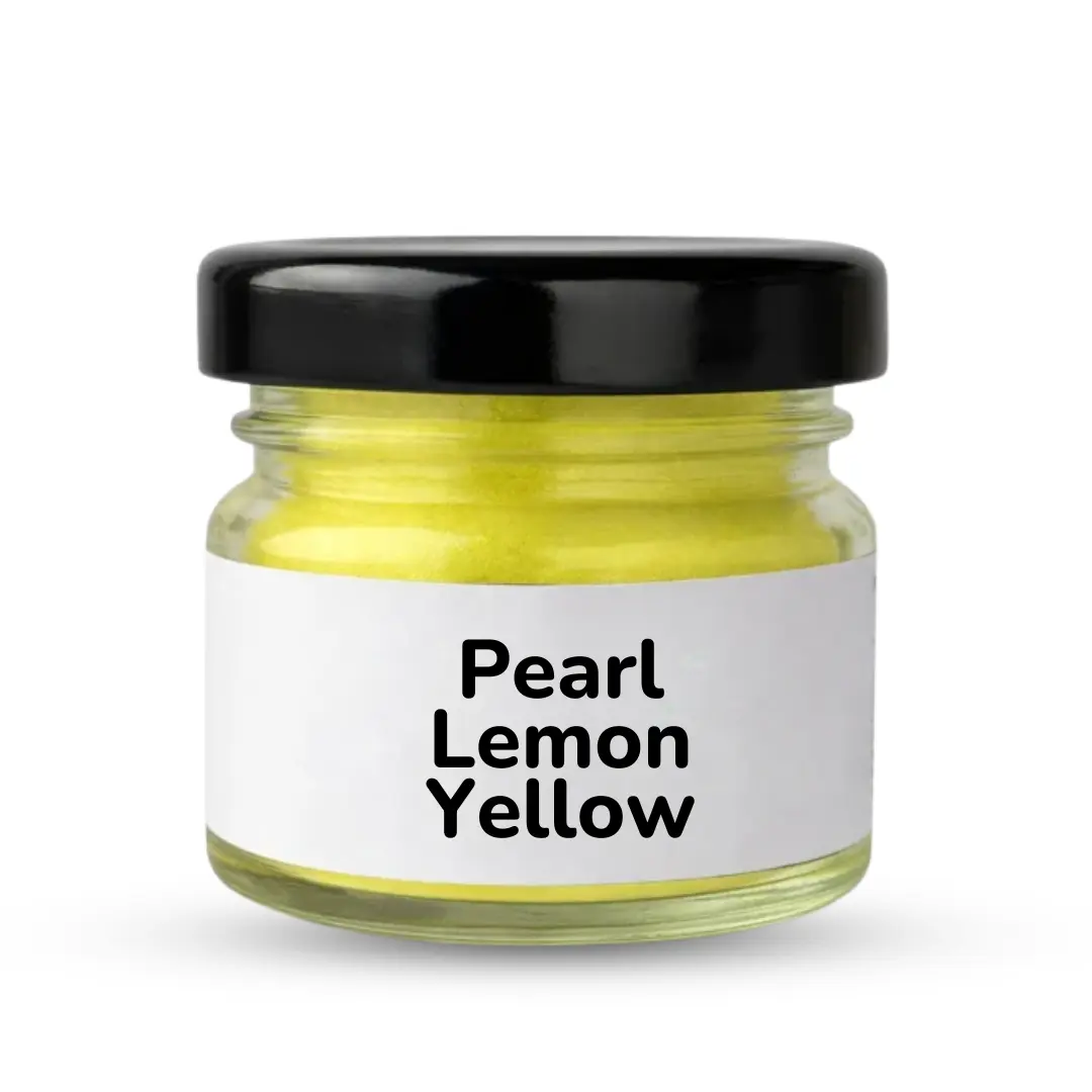 Pearl Lemon Yellow Pigment for Resin Art