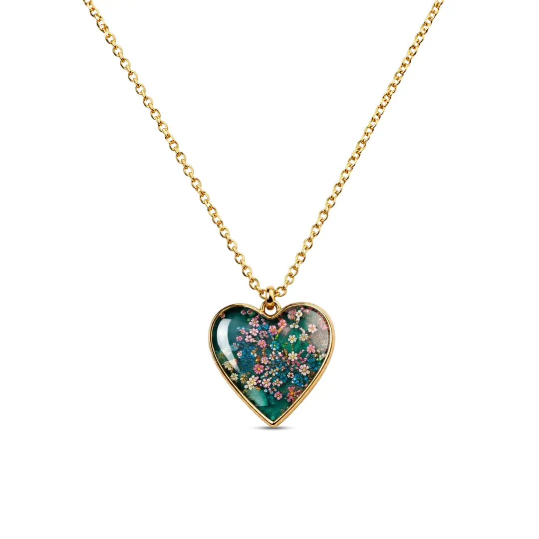 Resin Heart Necklace
