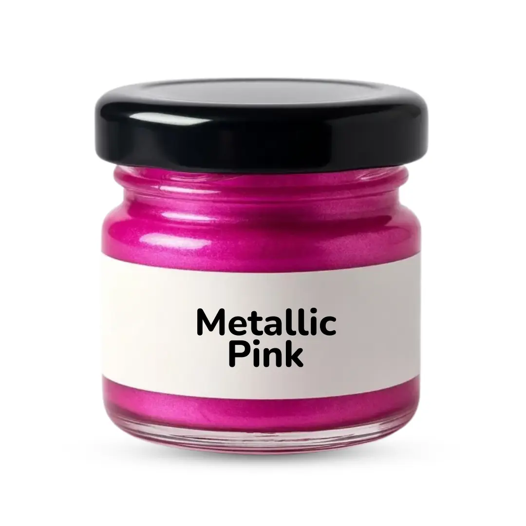 Metallic Pink Gel Pigment – Premium Shimmer Color Paste for Resin Art