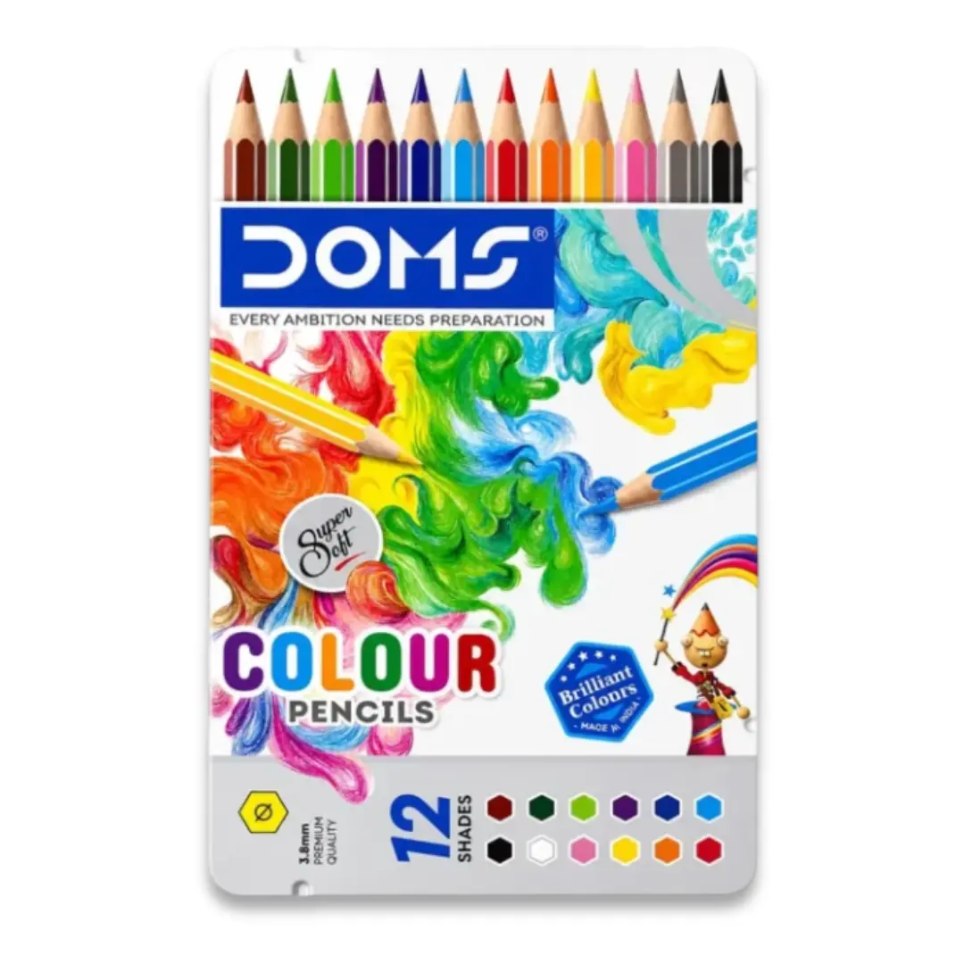 DOMS Colour Pencils 12 Shades
