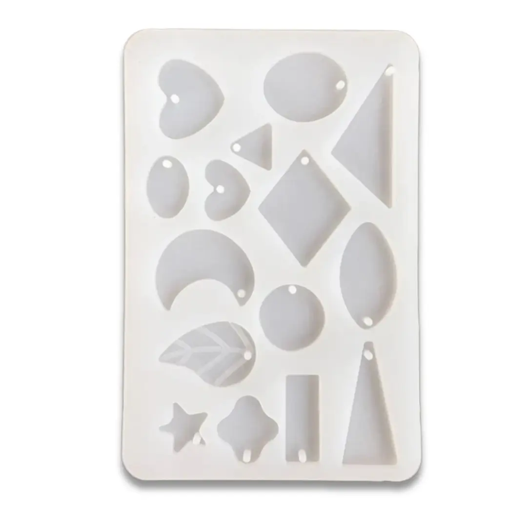 15-Cavity Jewellery Silicone Mold for Resin Art