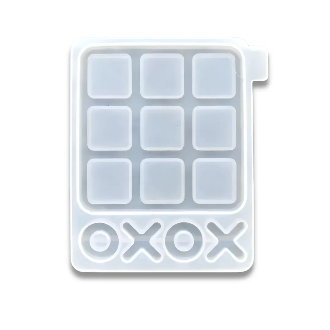 Tic Tac Toe Silicone Mold for Resin Art