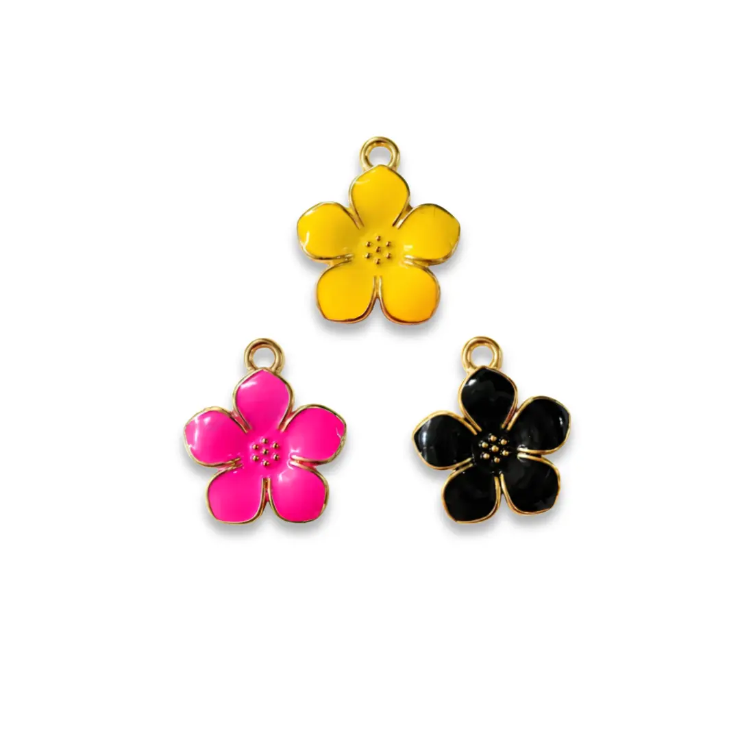 Flower Charms for Jewelry Making