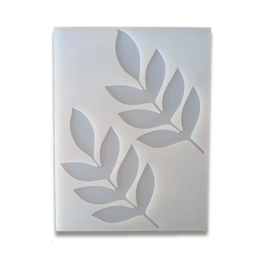3D Leaf Mould for Resin Art – Silicone Nature Mold for DIY Crafts