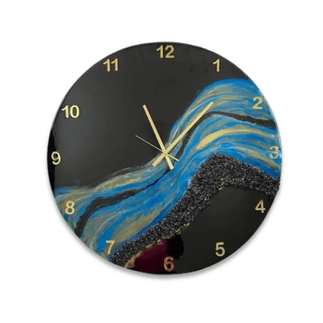 Artistic Resin Wall Clock