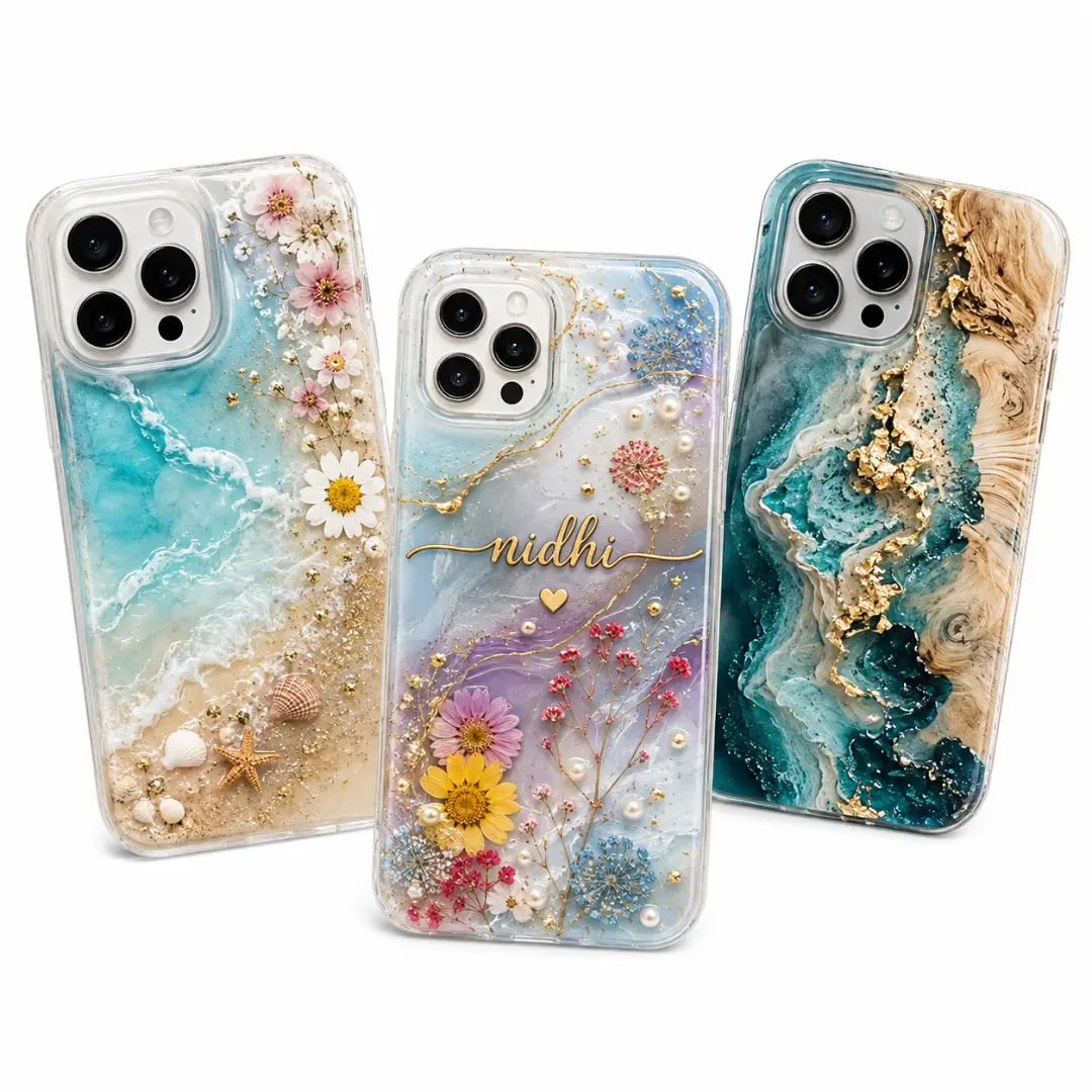 Customized Resin Art Mobile Case