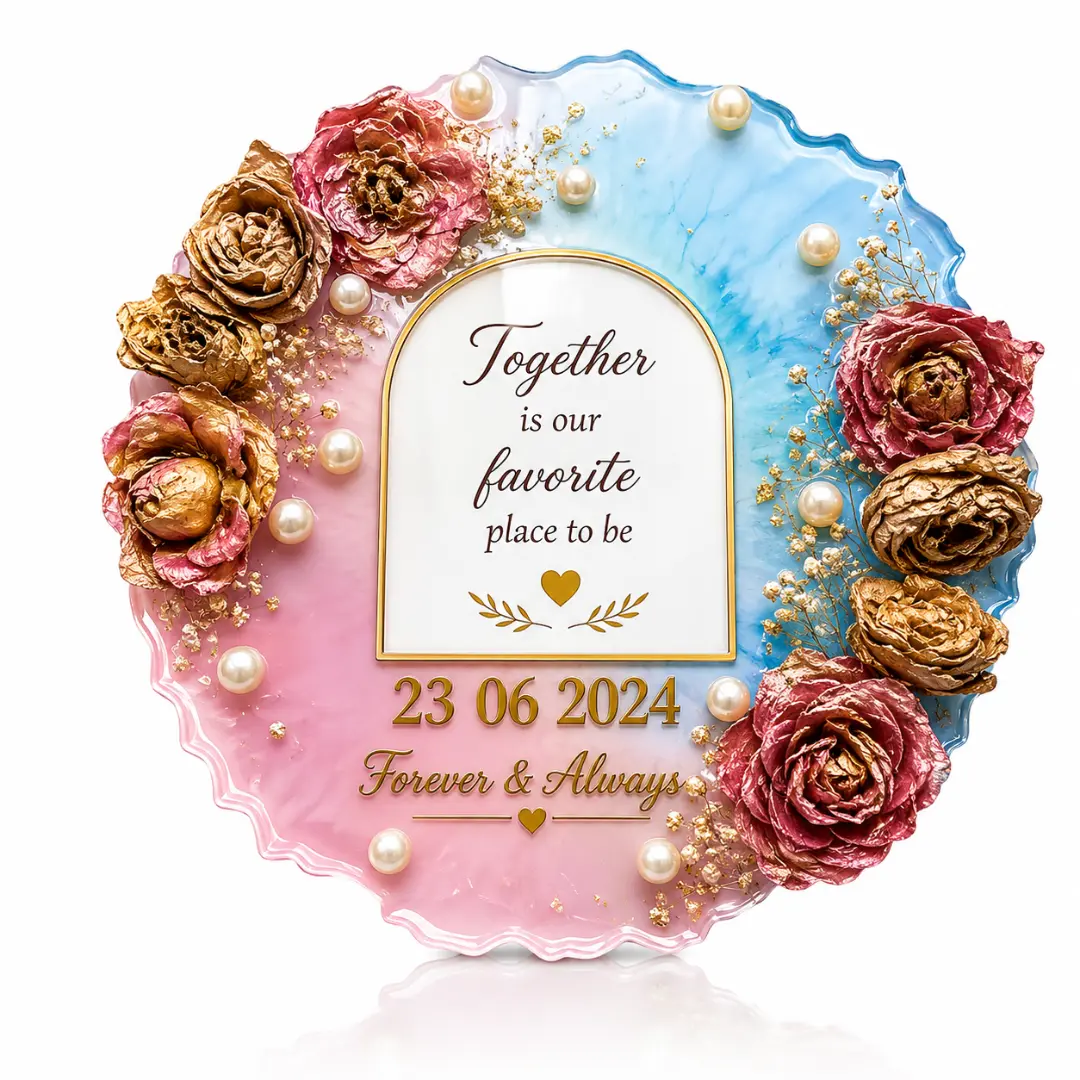 Resin Art Wedding Frame